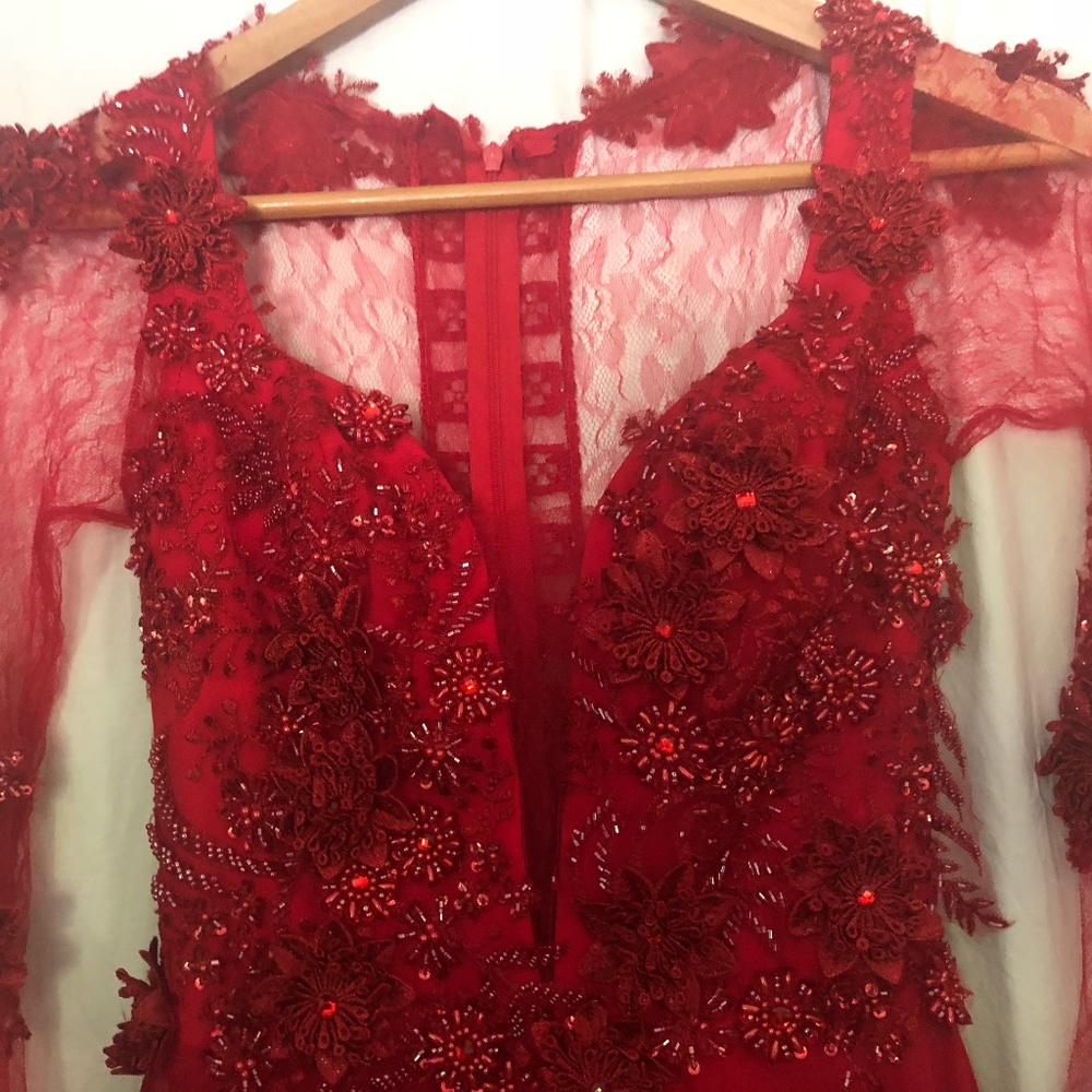 Red Party Dress one of a kind